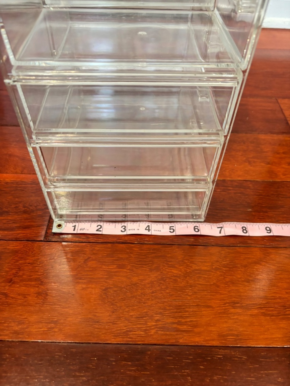 Acrylic Clear Organizer Storage with Drawers 11x9x6 inches - Picture 5 of 6